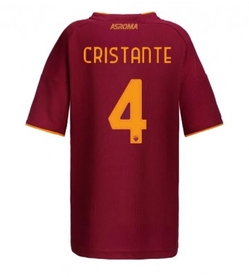 AS Roma Bryan Cristante #4 Hjemmebanetrøje Dame 2025-26 Kortærmet